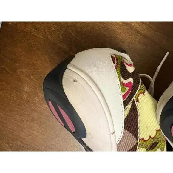 Emilio Pucci Colorful Patterned Sneakers SZ 38 (7.5-8) - Picture 12 of 14